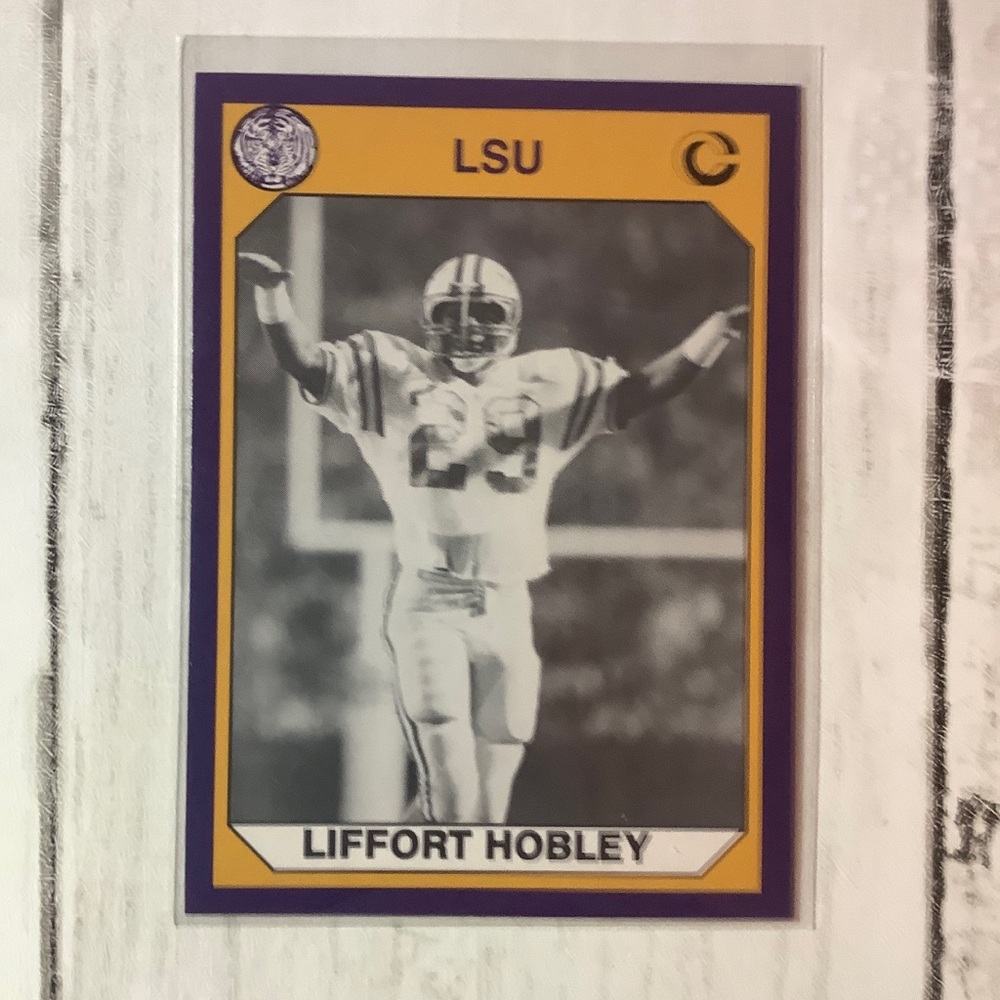 1990 Collegiate Collection LSU Tigers - #95 Liffort Hobley